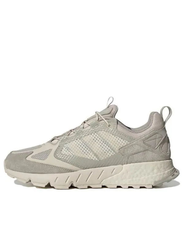Кроссовки оригинал zx 1k boost 2.0 Adidas — изображение 1 из 4, серый/кремовый