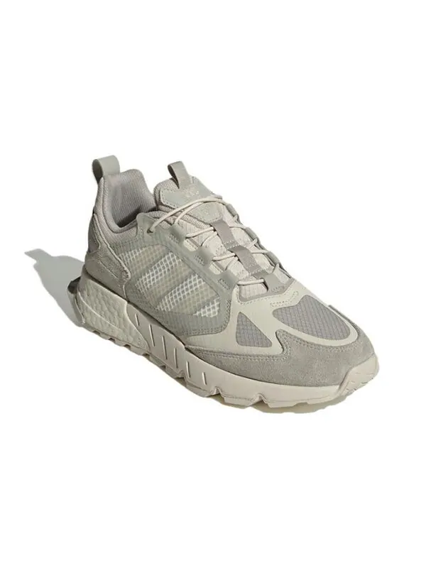 Кроссовки оригинал zx 1k boost 2.0 Adidas — изображение 3 из 4, серый/кремовый
