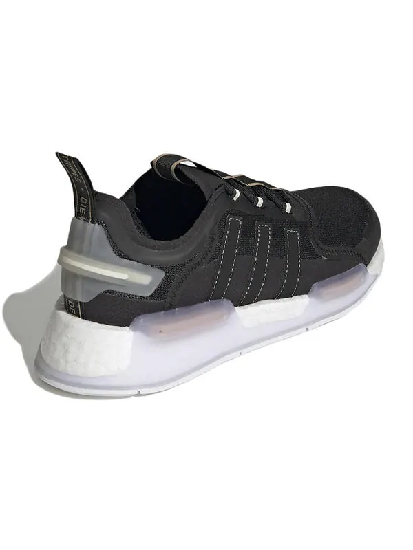 Кроссовки nmd_r1 v3 'black aluminium' Adidas — изображение 4 из 4, черный/фиолетовый