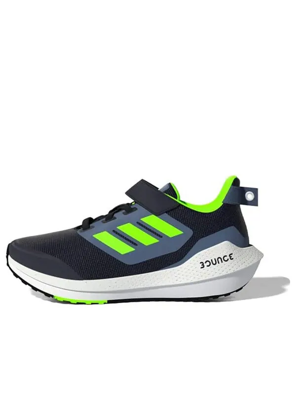 Кроссовки (GS) Adidas EQ21 Run 2.0 Bounce Sport Running 'Black Solar Green' — изображение 1 из 4, черный/зеленый