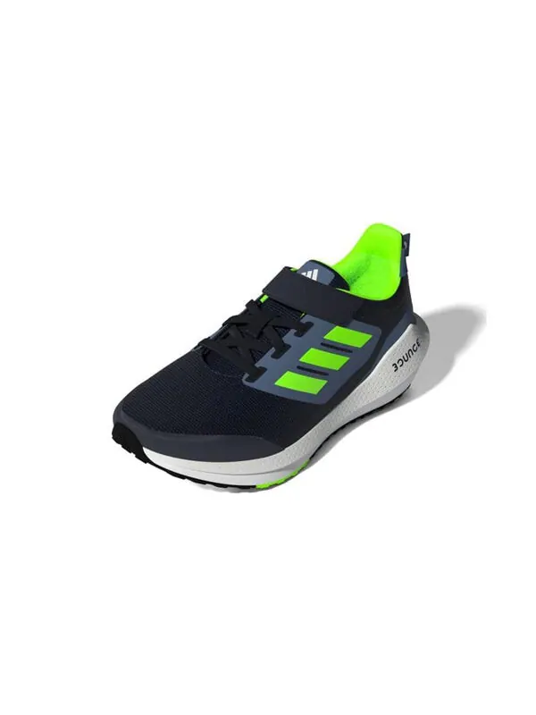 Кроссовки (GS) Adidas EQ21 Run 2.0 Bounce Sport Running 'Black Solar Green' — изображение 3 из 4, черный/зеленый