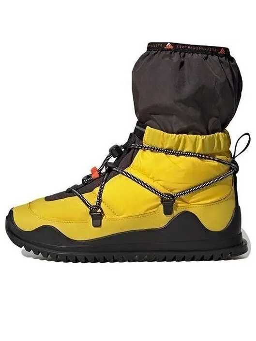 Кроссовки (WMNS) adidas Stella McCartney x Winterboot Cold.RDY 'Yellow' — изображение 1 из 4, черный/желтый