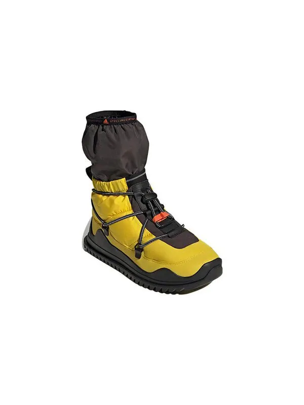 Кроссовки (WMNS) adidas Stella McCartney x Winterboot Cold.RDY 'Yellow' — изображение 2 из 4, черный/желтый
