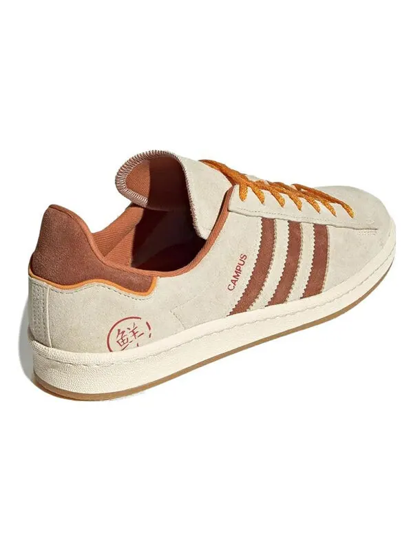 Кроссовки кампус 80-х Adidas — изображение 4 из 4, кремовый/коричневый