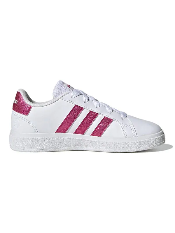 Кроссовки (GS) Adidas Grand Court 2.0 Lifestyle Tennis Shoes 'White Real Magenta' — изображение 2 из 4, белый//белый