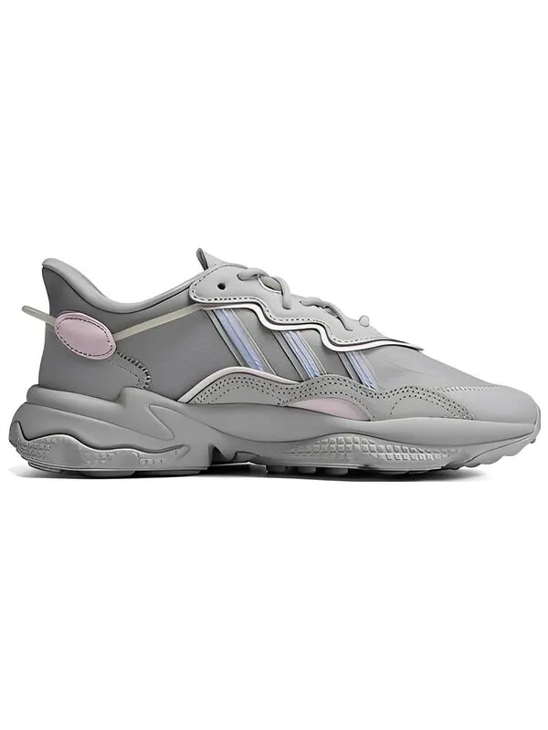 Кроссовки оригиналы ozweego Adidas — изображение 2 из 4, серый/розовый/синий