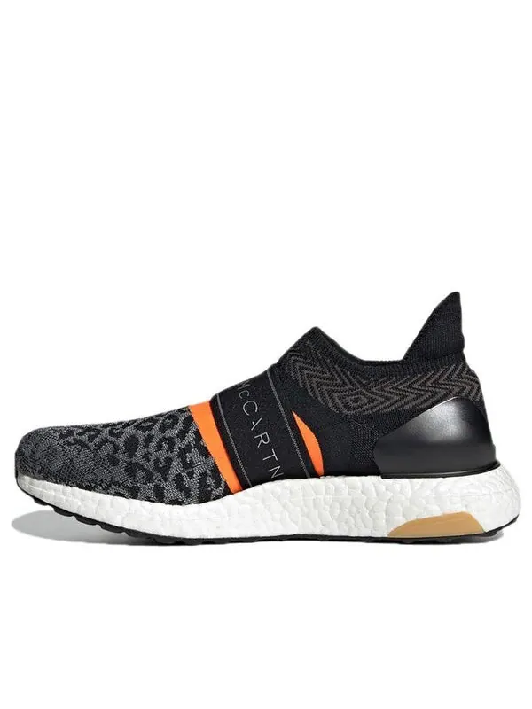 Кроссовки stella mccartney x ultraboost 3d knit Adidas — изображение 1 из 4, черный/серый/оранжевый