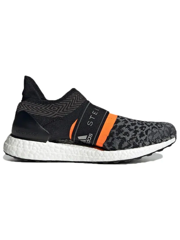 Кроссовки stella mccartney x ultraboost 3d knit Adidas — изображение 2 из 4, черный/серый/оранжевый