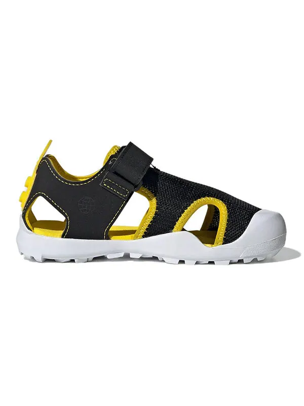 Сандалии lego x captain toey j 'black yellow' Adidas — изображение 2 из 4, черный/желтый