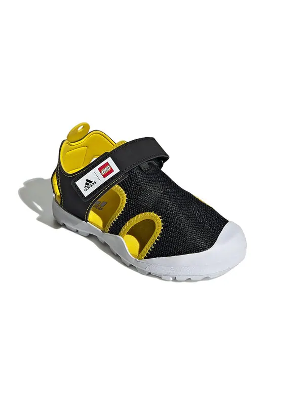 Сандалии lego x captain toey j 'black yellow' Adidas — изображение 3 из 4, черный/желтый