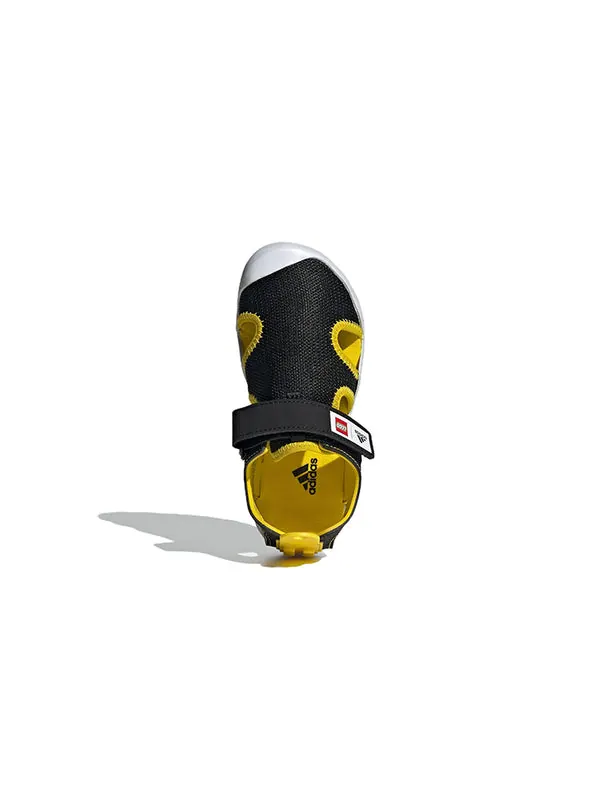 Сандалии lego x captain toey j 'black yellow' Adidas — изображение 4 из 4, черный/желтый