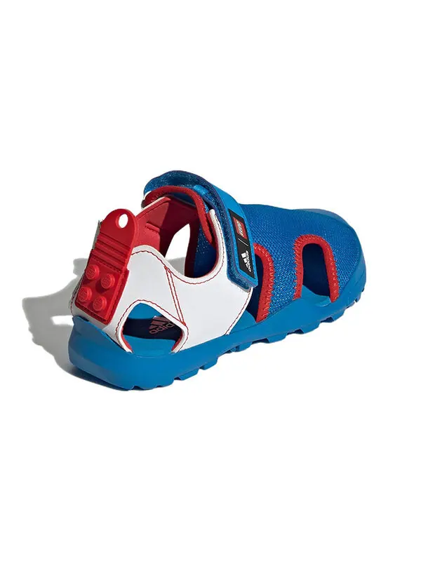 Сандалии lego x captain toey j 'bright blue red' Adidas — изображение 4 из 4, синий/белый/красный