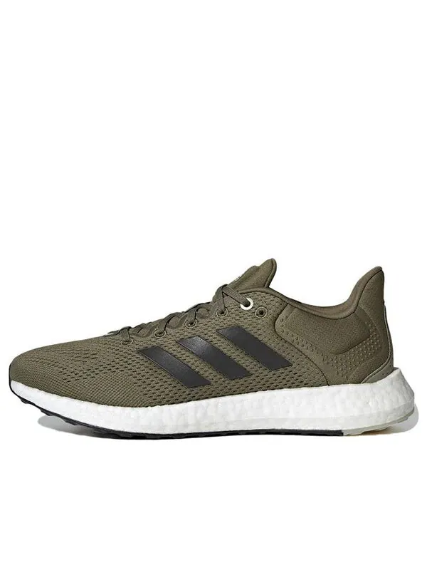 Кроссовки pureboost 21 Adidas — изображение 1 из 4, оливковый зеленый
