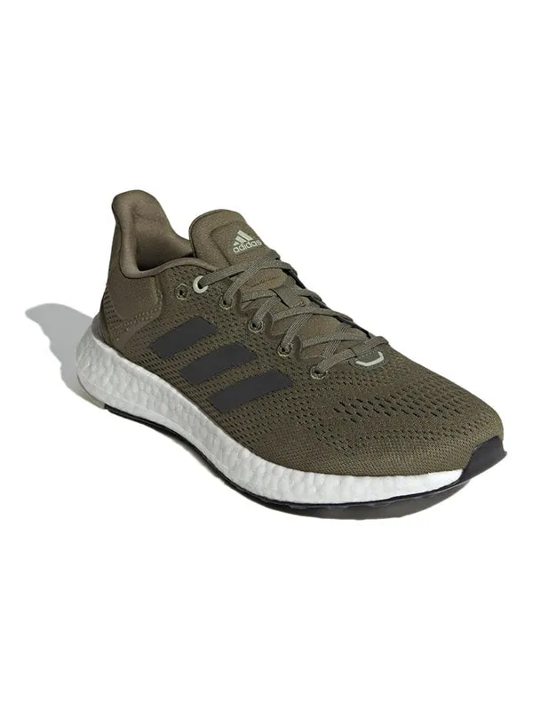 Кроссовки pureboost 21 Adidas — изображение 3 из 4, оливковый зеленый