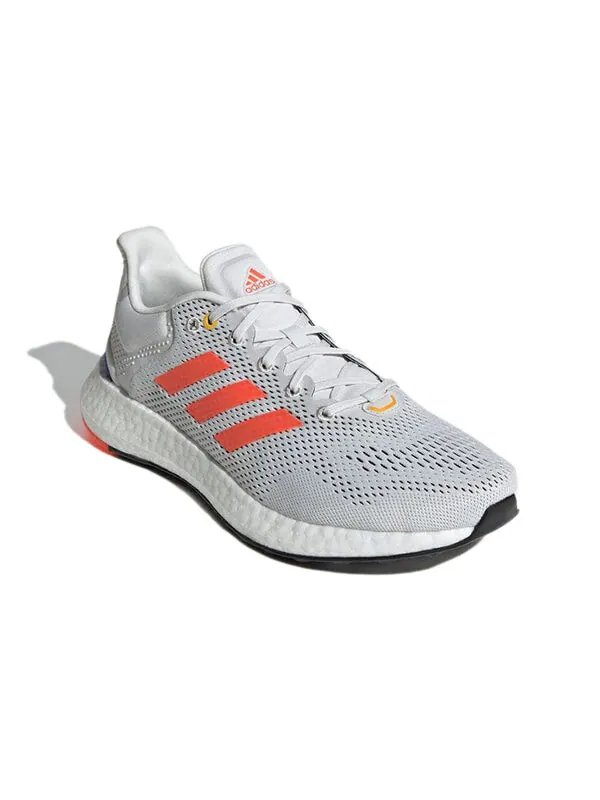 Кроссовки pureboost 21 Adidas — изображение 3 из 4, серый/красный