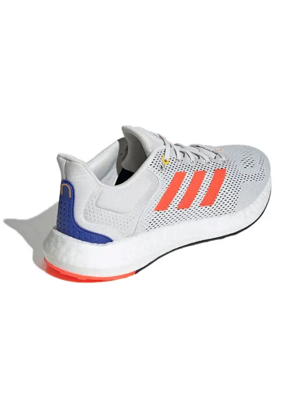 Кроссовки pureboost 21 Adidas — изображение 4 из 4, серый/красный
