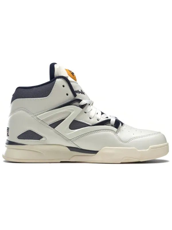 Кроссовки pump omni zone 2 'chalk vector navy' Reebok — изображение 2 из 4, белый/синий
