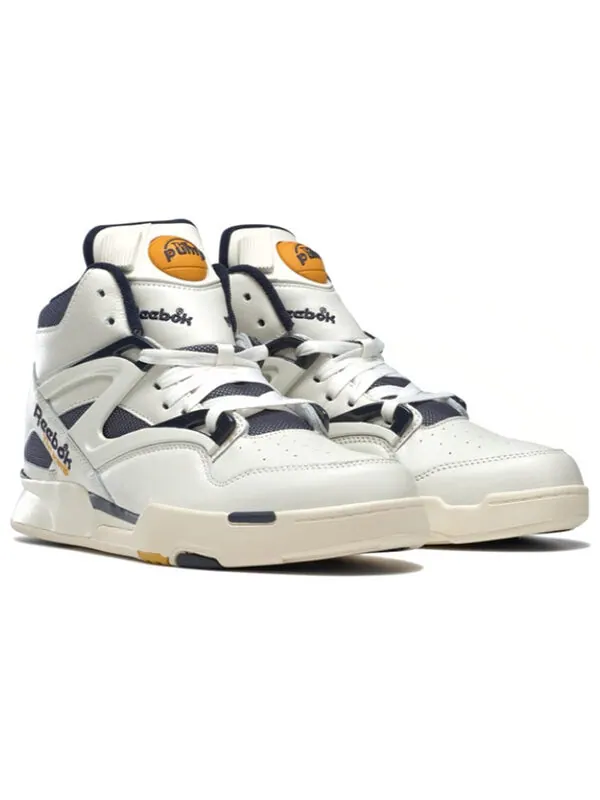 Кроссовки pump omni zone 2 'chalk vector navy' Reebok — изображение 3 из 4, белый/синий