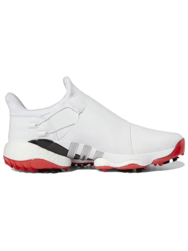 Кроссовки tour 360 22 boa golf 'white silver metallic' Adidas — изображение 2 из 4, белый/красный
