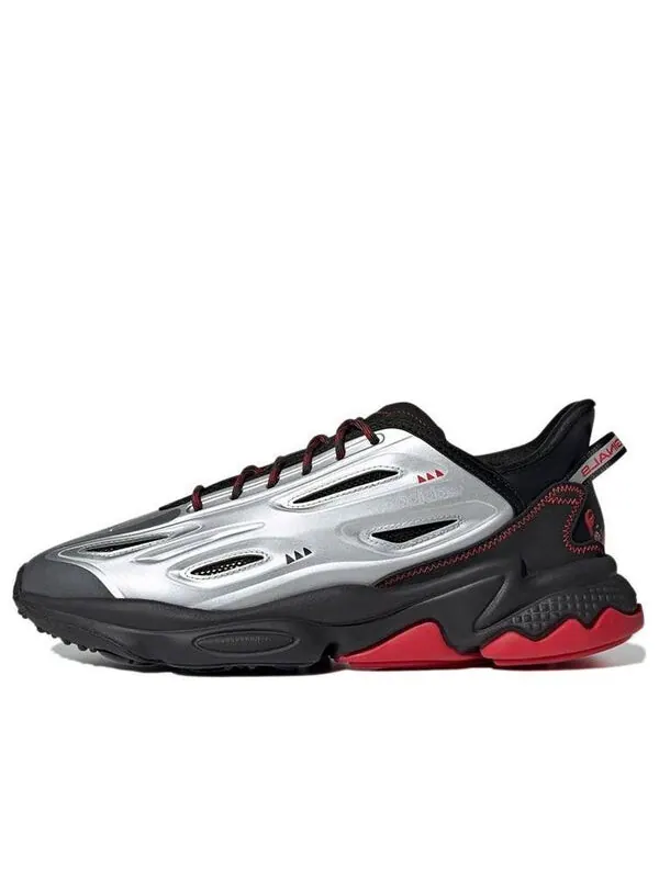 Кроссовки оригиналы ozweego celox Adidas — изображение 1 из 4, серебристый/черный