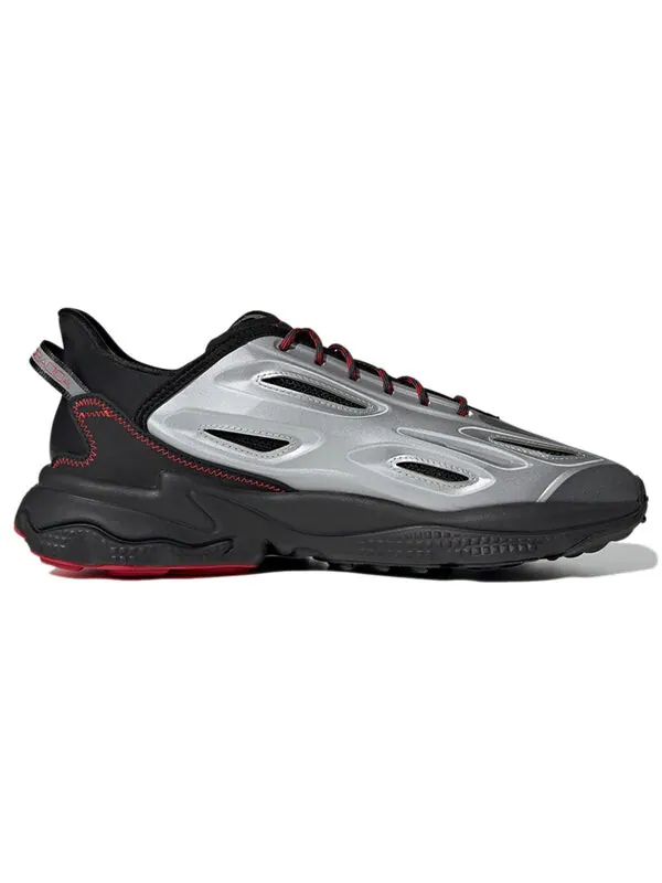 Кроссовки оригиналы ozweego celox Adidas — изображение 2 из 4, серебристый/черный
