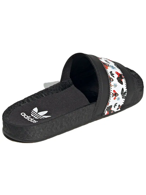 Тапочки philip colbert x adilette boost 'save the lobster' Adidas — изображение 4 из 4, черный