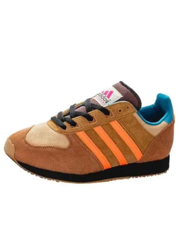 Кроссовки hanon x eqt race walk 'working mens club' Adidas — изображение 1 из 2, коричневый/оранжевый