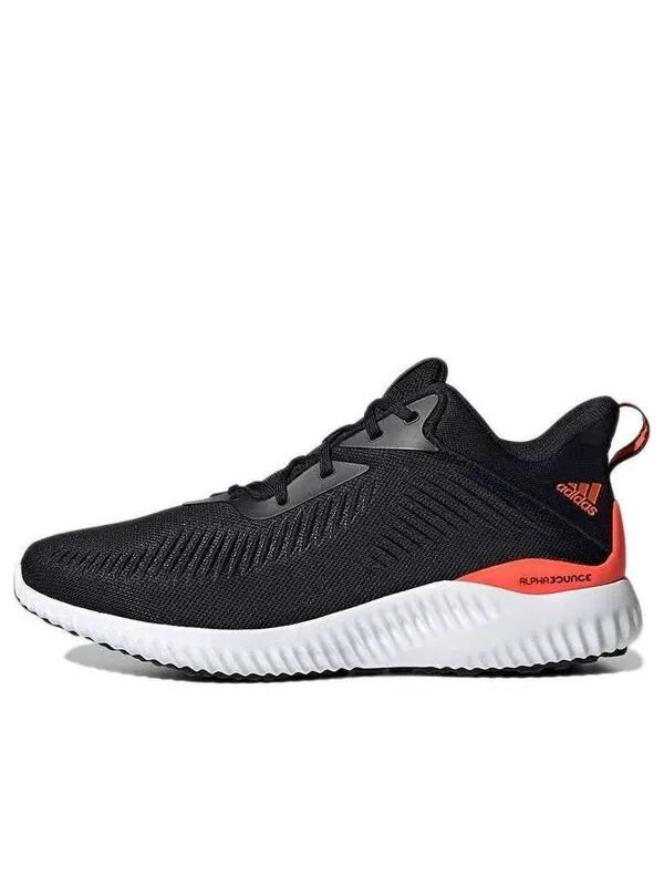 Кроссовки alphabounce ek Adidas — изображение 1 из 4, черный/оранжевый