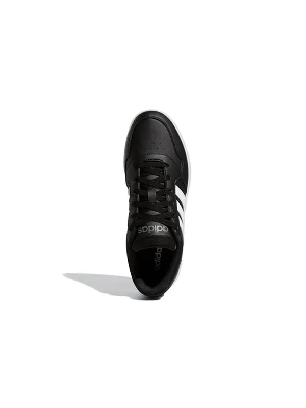 Кроссовки hoops 3.0 low 'core black grey' Adidas — изображение 3 из 4, черный