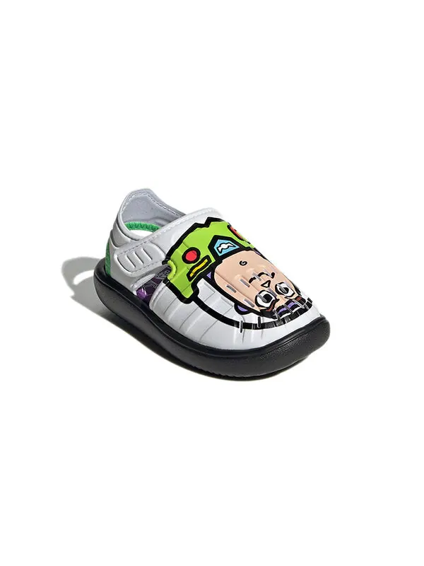 Сандалии (TD) adidas Pixar Buzz Lightyea x Disney 'White Black Green' — изображение 3 из 4, белый/черный/зеленый