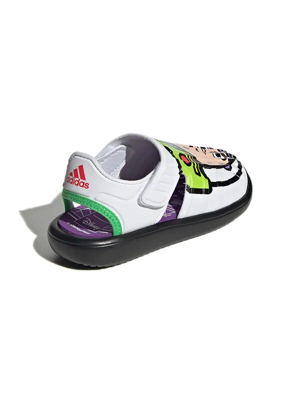 Сандалии (PS) adidas Water Sandals x Disney 'White Black Green' — изображение 4 из 4, белый/черный/зеленый