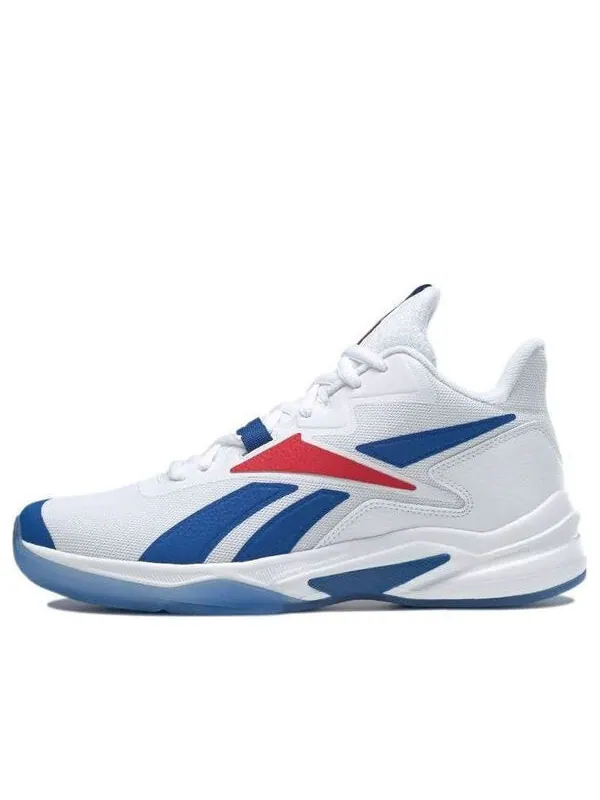Кроссовки more buckets 'white vector blue red' Reebok — изображение 1 из 4, белый/синий