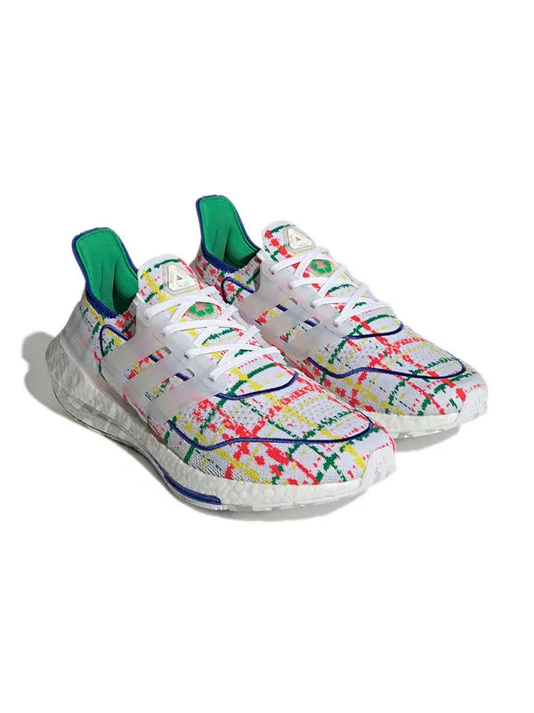 Кроссовки palace x ultraboost 21 Adidas — изображение 4 из 4, белый/зеленый/красный