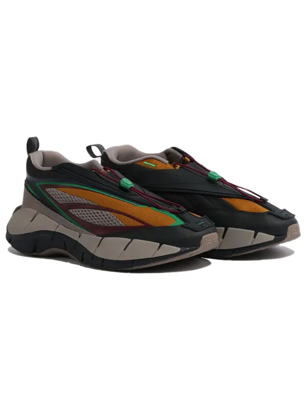 Кроссовки zig 3d storm 'black brown' Reebok — изображение 3 из 4, черный/коричневый