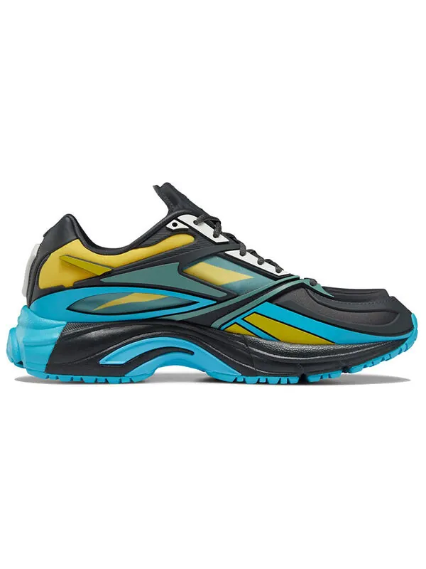 Кроссовки premier road modern 'dark hyper' Reebok — изображение 2 из 4, черный/желтый/синий