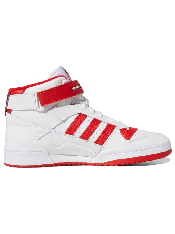 Кроссовки форум середина Adidas — изображение 2 из 4, белый/красный