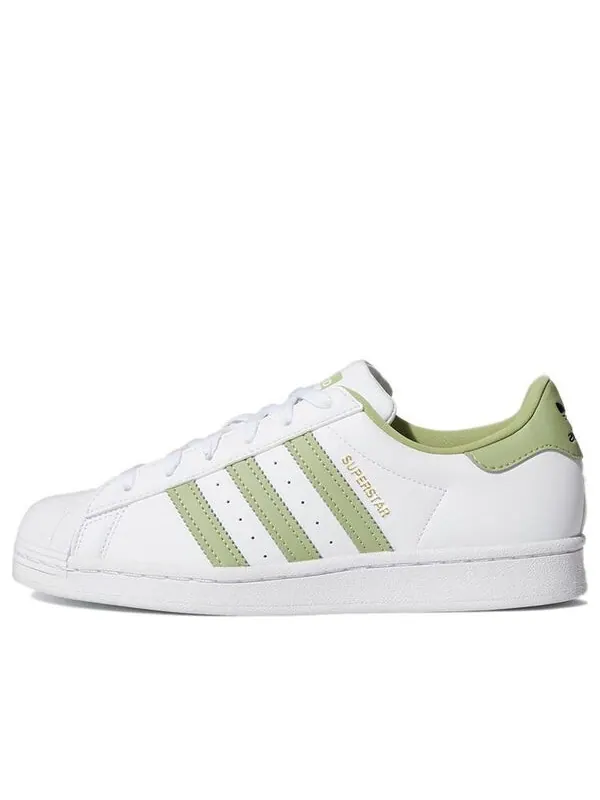 Кроссовки суперзвезда Adidas — изображение 1 из 4, белый/зеленый