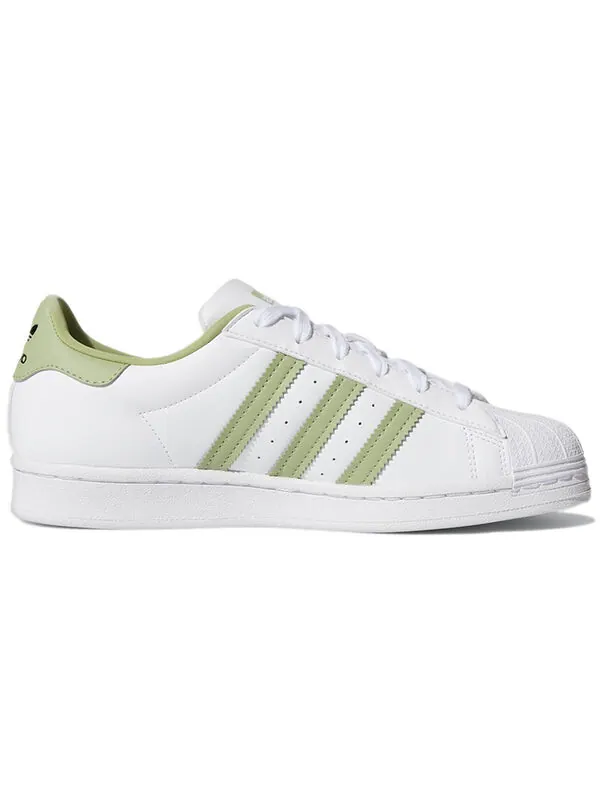 Кроссовки суперзвезда Adidas — изображение 2 из 4, белый/зеленый