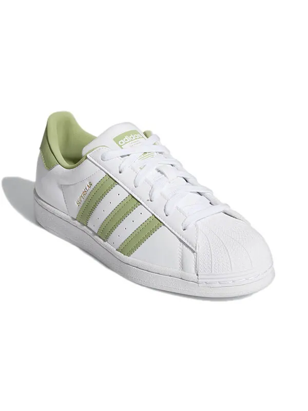 Кроссовки суперзвезда Adidas — изображение 3 из 4, белый/зеленый