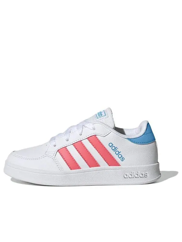 Кроссовки adidas Breaknet J 'White Acid Red' — изображение 1 из 4, белый/синий/розовый