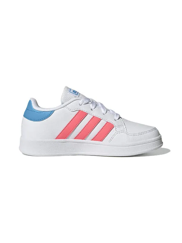 Кроссовки adidas Breaknet J 'White Acid Red' — изображение 2 из 4, белый/синий/розовый