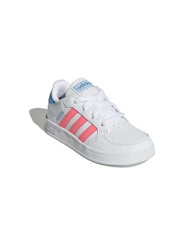 Кроссовки adidas Breaknet J 'White Acid Red' — изображение 3 из 4, белый/синий/розовый
