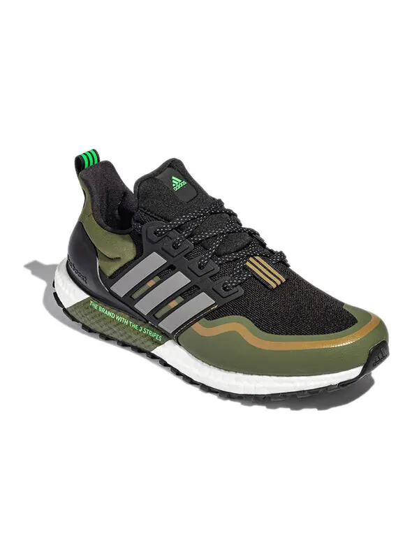 Кроссовки ultra boost atr cozy износостойкие Adidas — изображение 3 из 4, черный/зеленый/белый