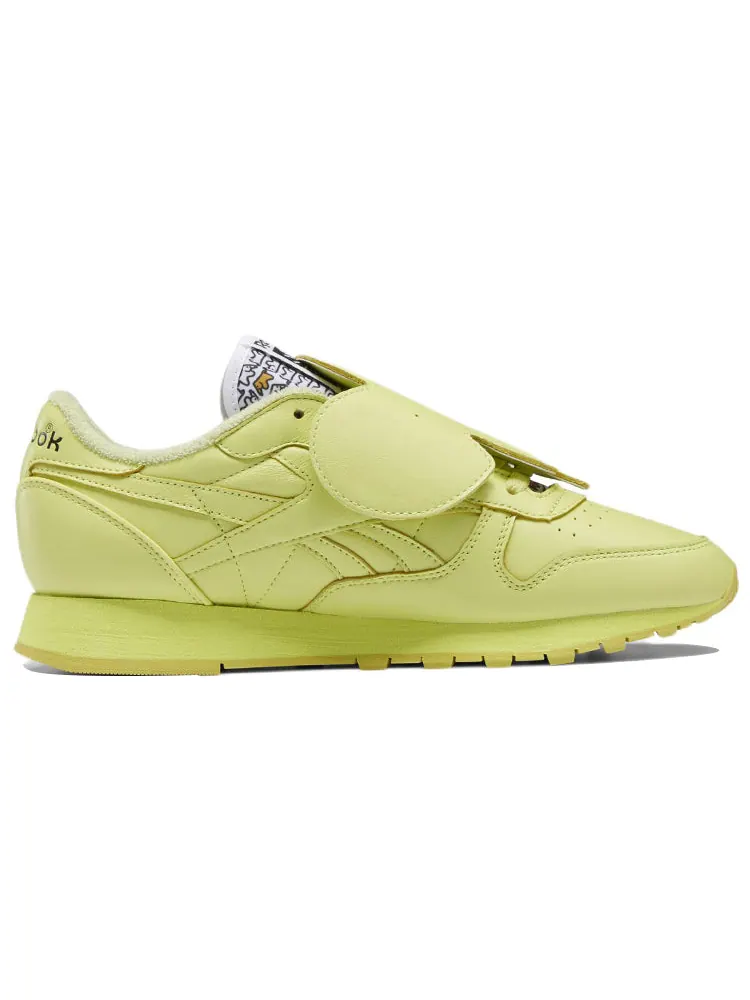Беговые кроссовки Reebok Eames Office x Classic Leather 'Eames Elephant - Cool Aloe' — изображение 2 из 5, черный