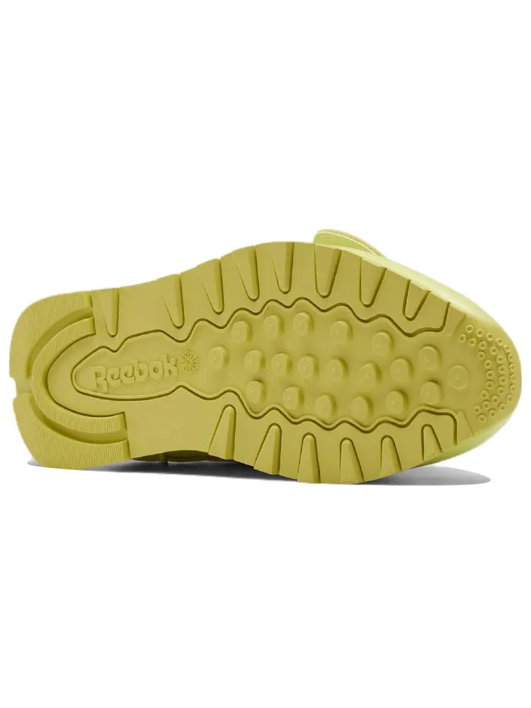 Беговые кроссовки Reebok Eames Office x Classic Leather 'Eames Elephant - Cool Aloe' — изображение 5 из 5, черный