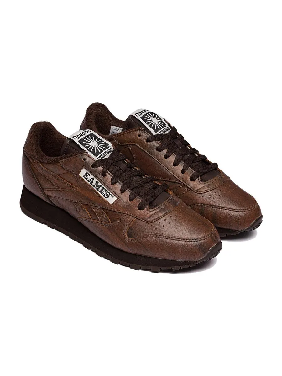 Беговые кроссовки Reebok Eames Office x Classic Leather 'Rosewood' — изображение 5 из 8, коричневый
