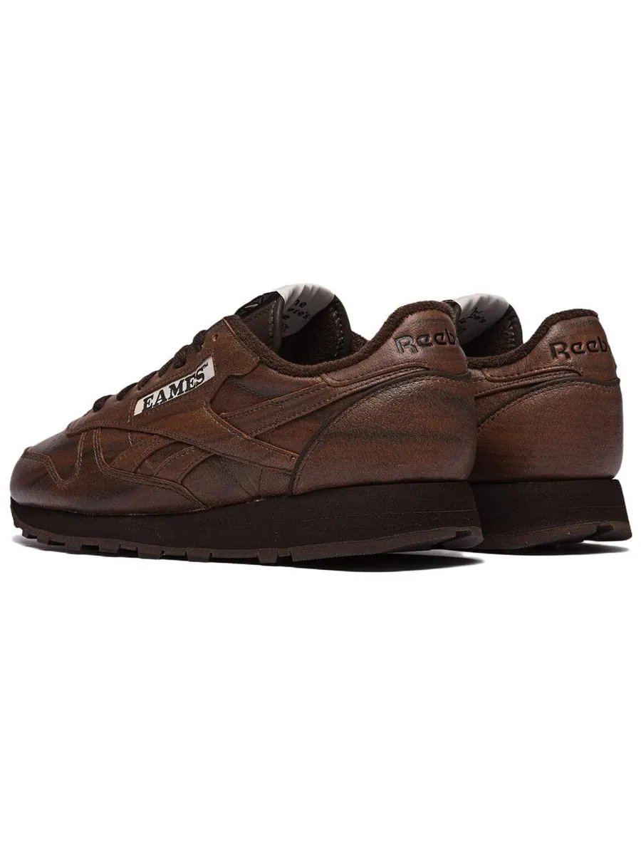 Беговые кроссовки Reebok Eames Office x Classic Leather 'Rosewood' — изображение 6 из 8, коричневый