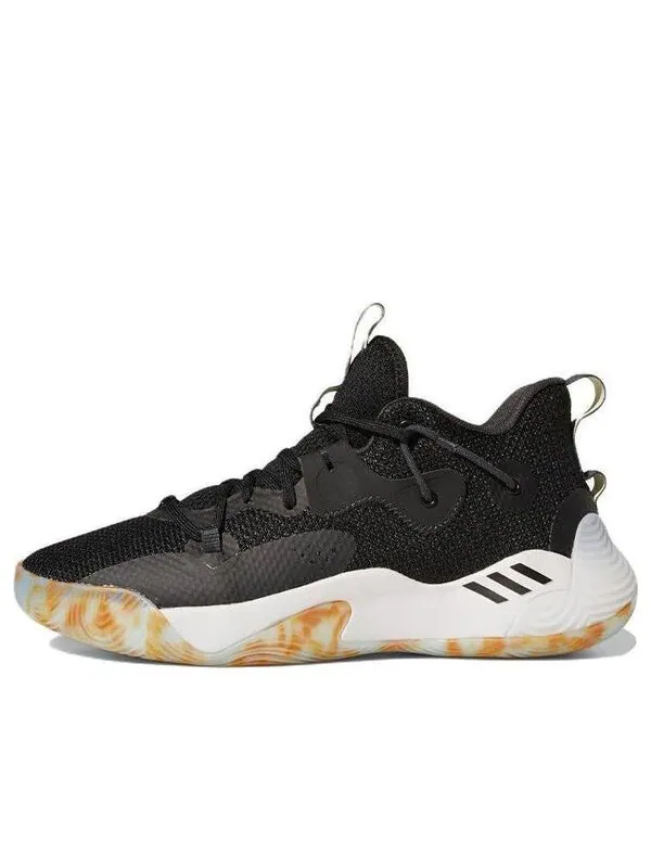 Кроссовки harden stepback 3 Adidas — изображение 1 из 4, черный/белый/желтый