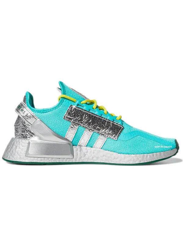 Кроссовки south park x nmd_r1 v2 'professor chaos' Adidas — изображение 2 из 4, синий/серебристый