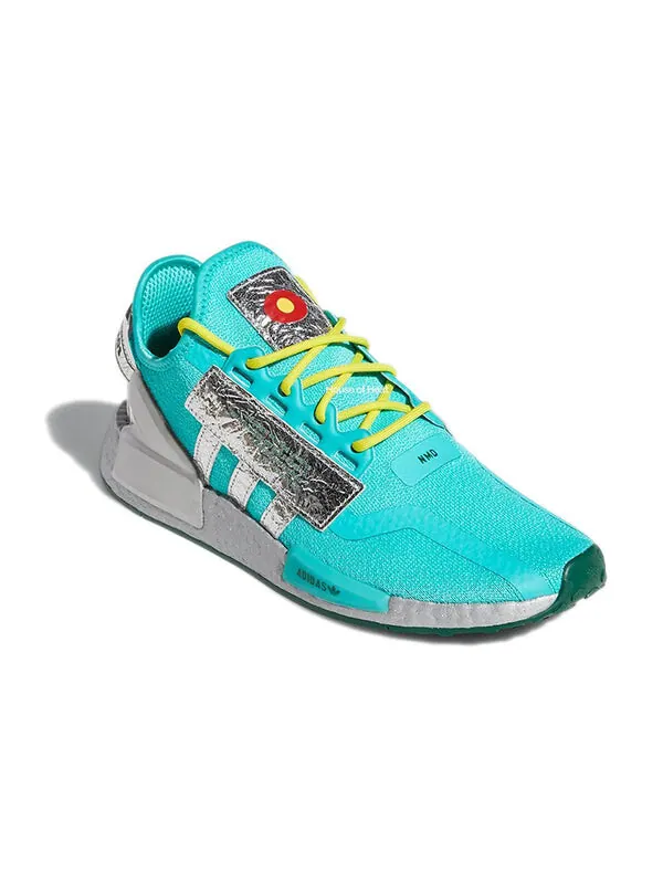Кроссовки south park x nmd_r1 v2 'professor chaos' Adidas — изображение 3 из 4, синий/серебристый